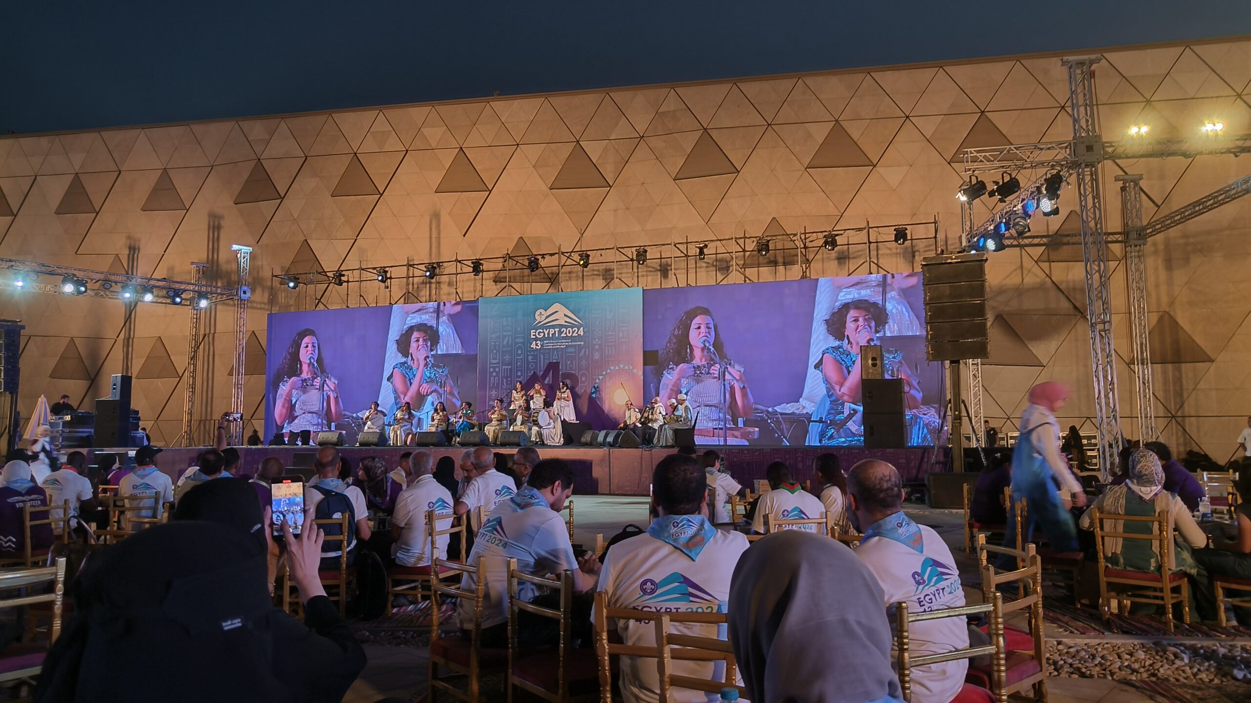 Voluntar la Conferința Mondială Scout din Cairo, Egipt